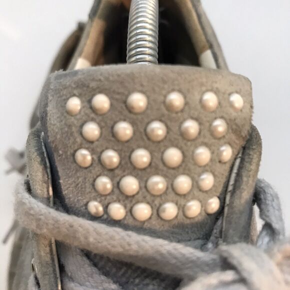 Paul Green Hadley Blue Suede Sneaker Women's 5 Pearl Studded Casual Comfort Shoe - Picture 11 of 12